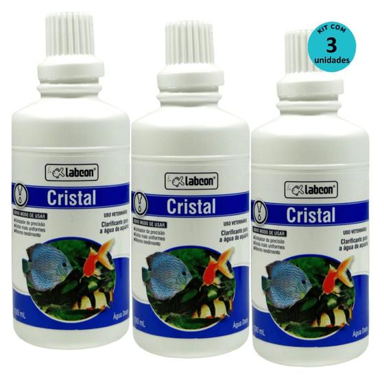 Imagem de Kit Alcon Labcon Cristal 100ml - com 3 unidades