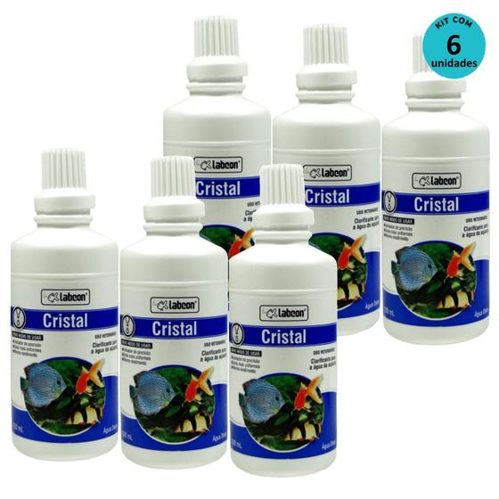 Imagem de Kit Alcon Labcon Cristal 100ml - com 6 unidades