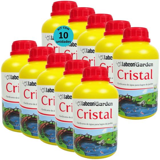 Imagem de Kit Alcon Labcon Garden Cristal 1L C/ 10 unidades