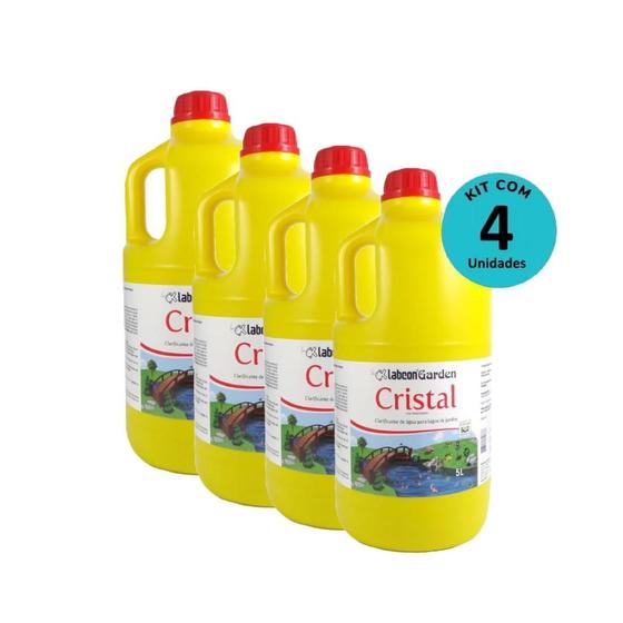 Imagem de Kit Alcon Labcon Garden Cristal 5L Com 4 Unidades