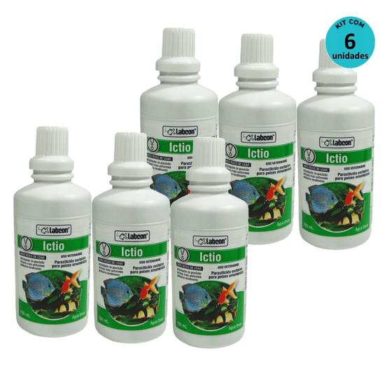 Imagem de Kit Alcon Labcon Ictio 100ml - com 6 unidades