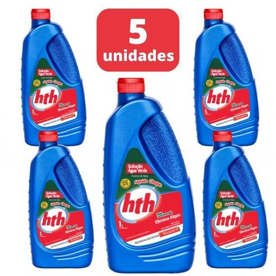 Imagem de Kit Algicida Choque 5 Litros Hhth
