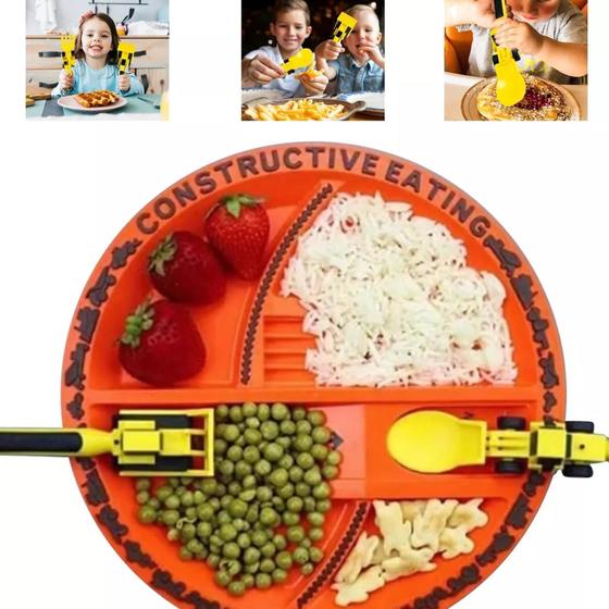 Imagem de Kit Alimentação Infantil Interativo Educacional Kids