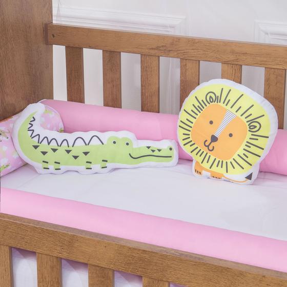 Imagem de Kit Almofada 2 Peças Decorativa Menina para Bebe Infantil