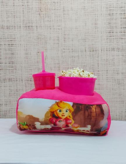Imagem de Kit Almofada BELA Porta Pipoca Acompanha 1 Copo + 1 Balde Para Pipoca