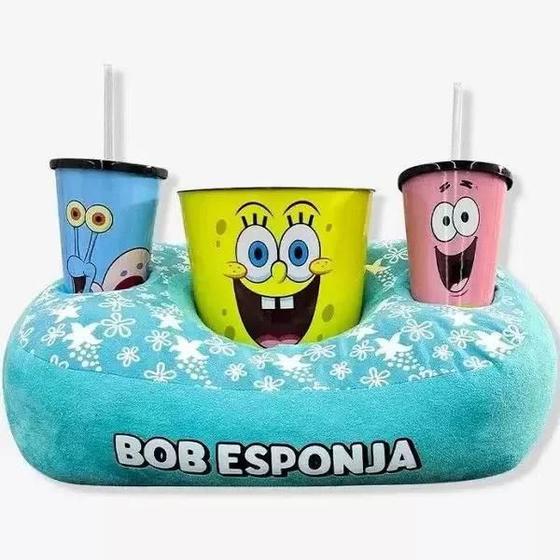 Imagem de Kit Almofada Pipoca Bob Esponja