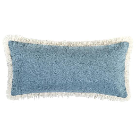 Imagem de Kit Almofadas 04 pç 60 x 30 cm tecido felpudo macio franja