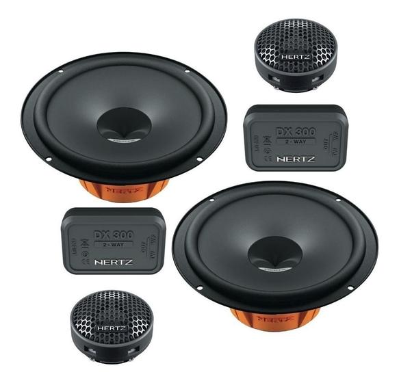 Imagem de Kit Alto Falante 2 Vias Hertz Dsk165.3 6 Pol 160 Watts Rms