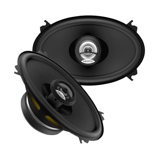 Imagem de Kit Alto Falante Duas Vias Coaxial 6x4" 80w Rms Linha Dieci - Hertz Dcx 460.3