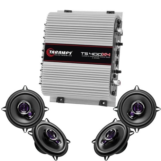 Imagem de Kit Alto Falante Pioneer TS 1360BR 5 Polegadas + Módulo Amplificador de Potência 400 watts Taramps