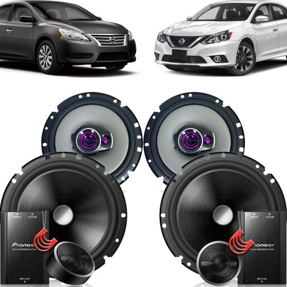 Kit Alto Falantes Dianteiros e Traseiros Nissan Sentra 2014 até 2020 - Pioneer Kit 2 Vias e Triaxial Menor preço em Kit Alto Falantes Dianteiros e Traseiros Nissan Sentra 2014 até 2020 - Pioneer Kit 2 Vias e Triaxial