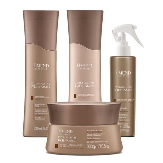 Imagem de Kit Amend Complete Repair Sh+Cd250ml +Mask300g+Queratin140ml