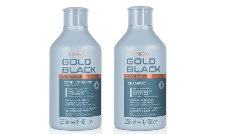 Imagem de Kit Amend Gold Black Shampoo E Condicionador 2 Em 1