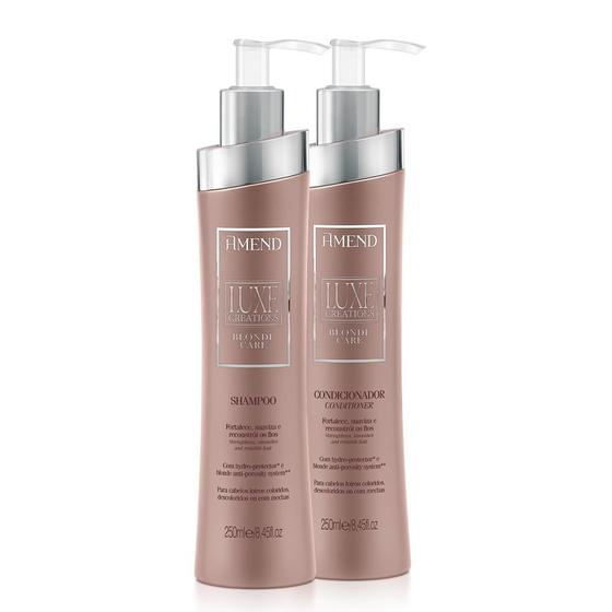 Imagem de Kit Amend Luxe Creations Blonde Care SHAMPOO E CONDICIONADOR