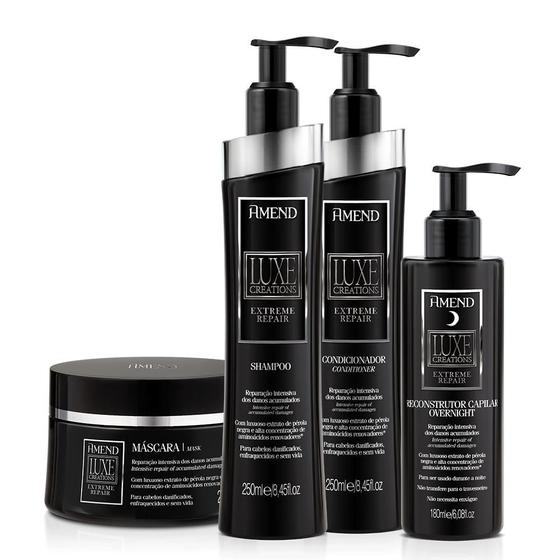 Imagem de Kit Amend Luxe Creations Extreme Repair XIII  4 produtos
