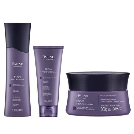 Imagem de Kit Amend Pós Progressiva SH 250ml + Mask 300g + Creme180g