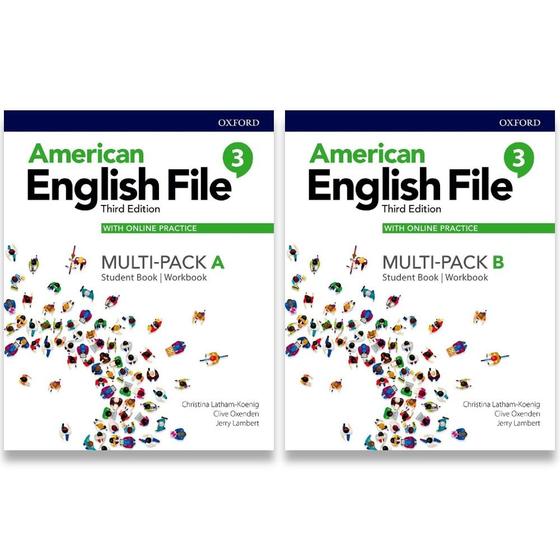 Imagem de KIT American English File:  3 (Student Book/Workbook Multi-Pack A + B ) with Online Practice