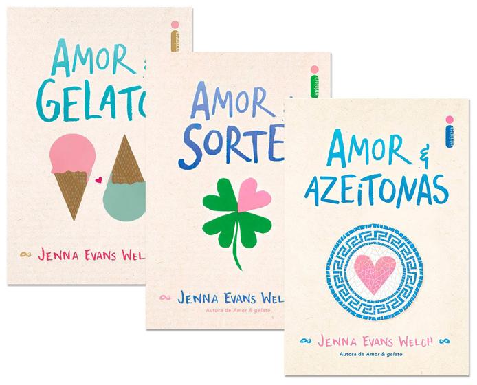 Imagem de Kit Amor e Livros Vol. 1, 2 e 3 - Amor e Gelato Sorte Azeitonas - Intrínseca
