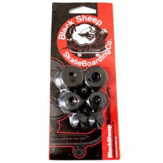 Imagem de Kit Amortecedor Chupeta Black Sheep Borracha do Truck Skate