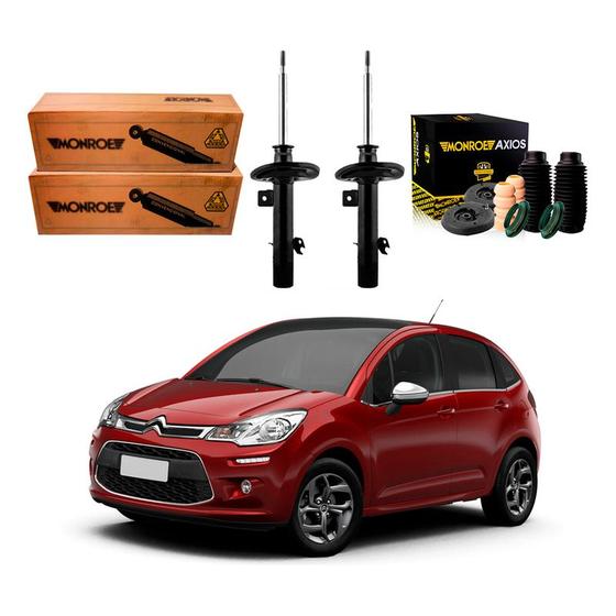 Imagem de Kit Amortecedor Dianteiro C3 Manual 1.6 2013 A 2021