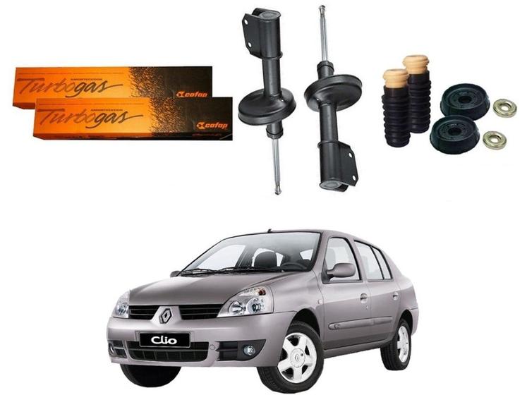 Imagem de Kit amortecedor dianteiro cofap original renault clio sedan 1.6 2003 a 2007