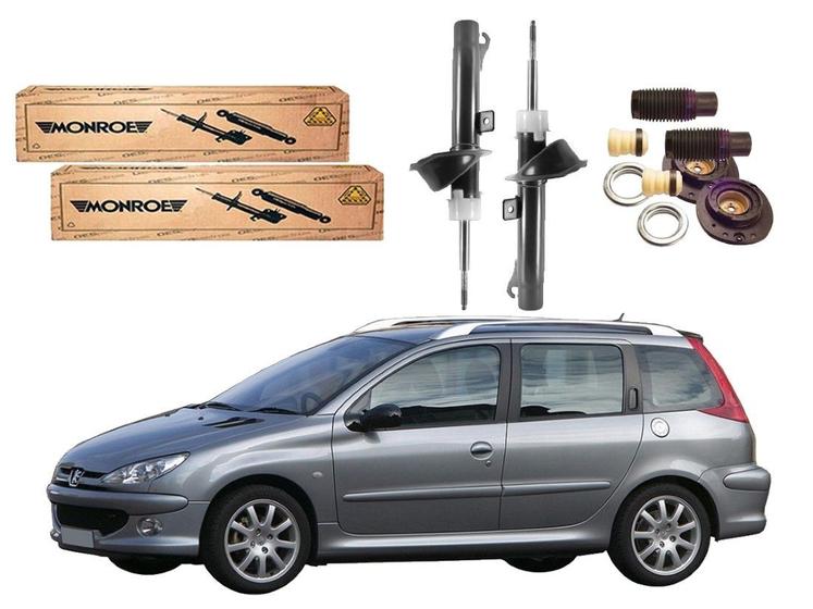 Kit amortecedor dianteiro monroe original peugeot 206 sw 1.4 1.6 2004 a 2009 Menor preço em Kit amortecedor dianteiro monroe original peugeot 206 sw 1.4 1.6 2004 a 2009