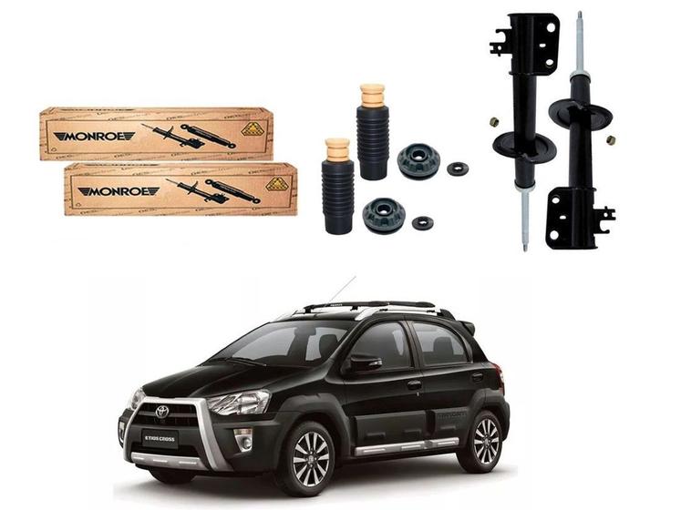 Imagem de Kit amortecedor dianteiro monroe original toyota etios cross 1.5 2014 a 2019