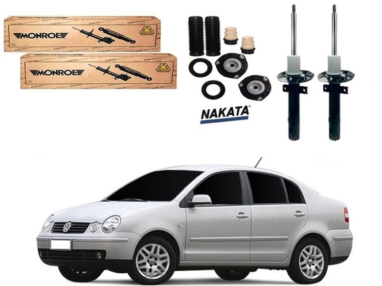 Imagem de Kit amortecedor dianteiro monroe original volkswagen polo sedan 1.6 2.0 2003 a 2006