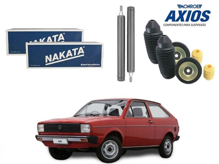 Kit amortecedor dianteiro nakata axios original volkswagen gol g1 1300 1600 1980 a 1984 Menor preço em Kit amortecedor dianteiro nakata axios original volkswagen gol g1 1300 1600 1980 a 1984