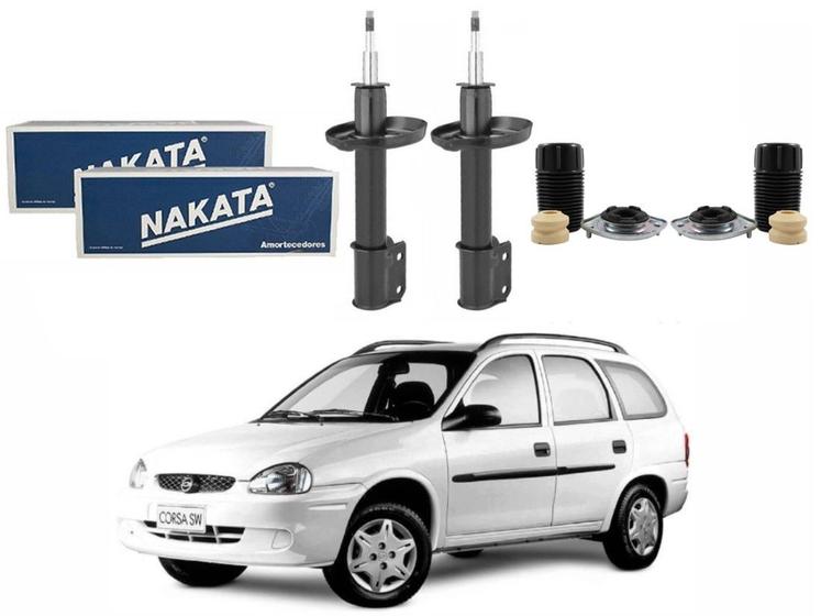 Imagem de Kit amortecedor dianteiro nakata chevrolet corsa wagon corsa perua 1.0 1.6 1997 a 2002