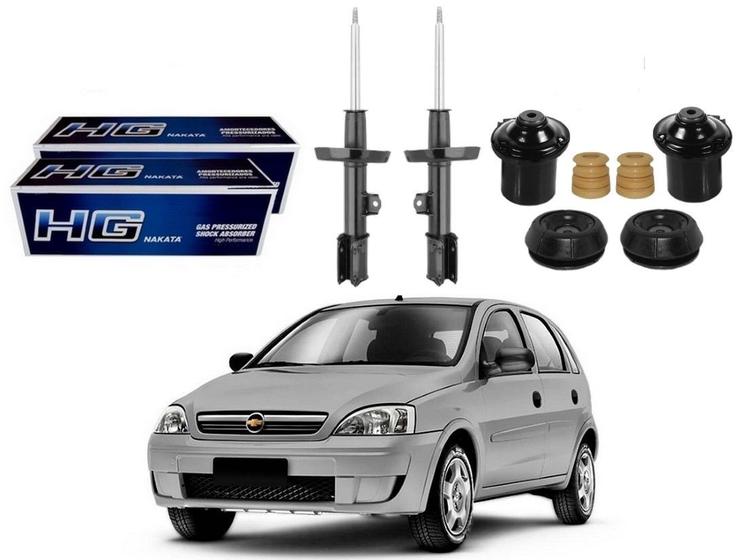 Imagem de Kit amortecedor dianteiro nakata original chevrolet corsa novo 1.0 2002 a 2012