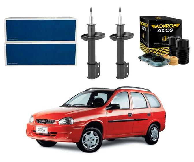 Imagem de Kit amortecedor dianteiro nakata original chevrolet corsa wagon corsa perua 1.0 1.6 1997 a 2002