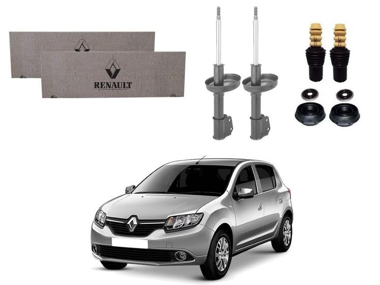 Imagem de Kit amortecedor dianteiro original renault sandero 1.0 1.6 2014 a 2018