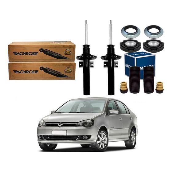 Imagem de Kit Amortecedor Dianteiro Polo Sedan 1.6 2.0 2012 A 2015