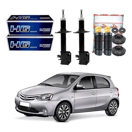 Imagem de Kit Amortecedor Dianteiro Toyota Etios 1.3 1.5 2012 A 2016