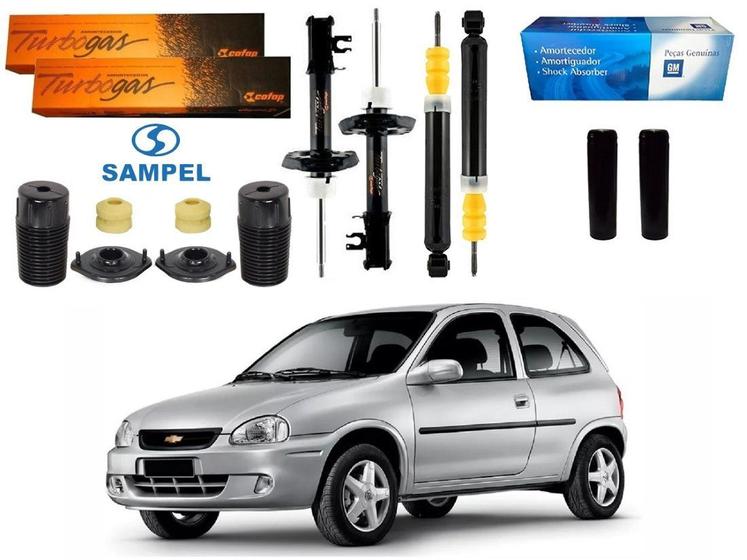 Imagem de Kit amortecedor dianteiro traseiro cofap chevrolet corsa 1.0 1.4 1.6 1994 a 2002