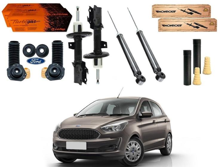 Kit amortecedor dianteiro traseiro cofap ford ka 1.0 1.5 2019 a 2020 ...