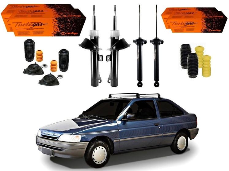 Imagem de Kit amortecedor dianteiro traseiro cofap original ford escort xr3 2.0 1993 a 1996