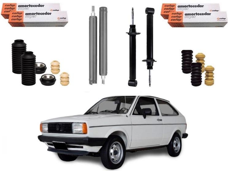 Kit amortecedor dianteiro traseiro cofap original volkswagen gol quadrado g1 1.6 1.8 1980 a 1986 Menor preço em Kit amortecedor dianteiro traseiro cofap original volkswagen gol quadrado g1 1.6 1.8 1980 a 1986