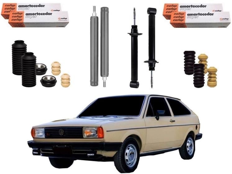 Kit amortecedor dianteiro traseiro cofap original volkswagen gol quadrado g1 1.6 1.8 1987 a 1991 Menor preço em Kit amortecedor dianteiro traseiro cofap original volkswagen gol quadrado g1 1.6 1.8 1987 a 1991