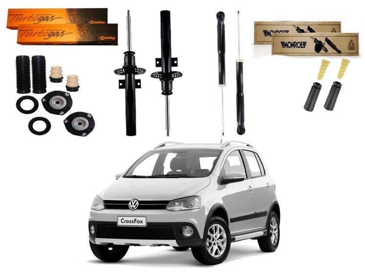 Kit amortecedor dianteiro traseiro cofap volkswagen crossfox 1.6 2010 a 2014 Menor preço em Kit amortecedor dianteiro traseiro cofap volkswagen crossfox 1.6 2010 a 2014