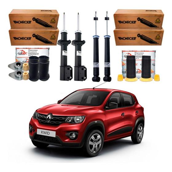 Imagem de Kit Amortecedor Dianteiro Traseiro Kwid 1.0 12v 2017 A 2021