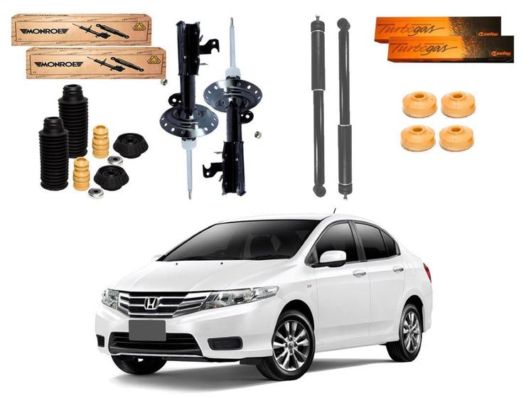 Kit amortecedor dianteiro traseiro monroe cofap original honda city 1.5 2009 a 2013 Menor preço em Kit amortecedor dianteiro traseiro monroe cofap original honda city 1.5 2009 a 2013