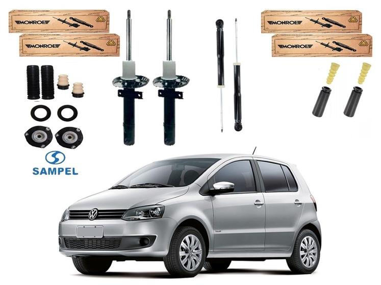 Imagem de Kit amortecedor dianteiro traseiro monroe volkswagen fox 1.0 1.6 2011 a 2014