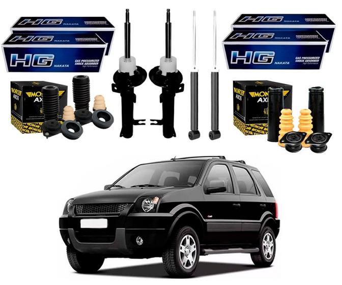 Imagem de Kit amortecedor dianteiro traseiro nakata ford ecosport 4x2 2.0 2003 a 2008