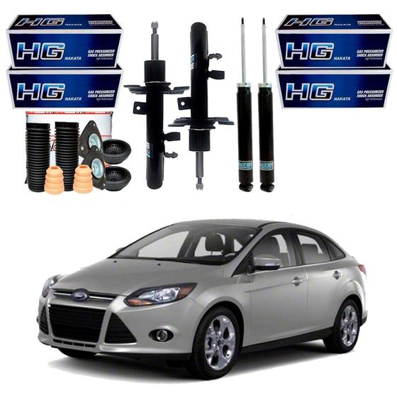 Imagem de Kit amortecedor dianteiro traseiro nakata ford focus sedan 1.6 2013 a 2014