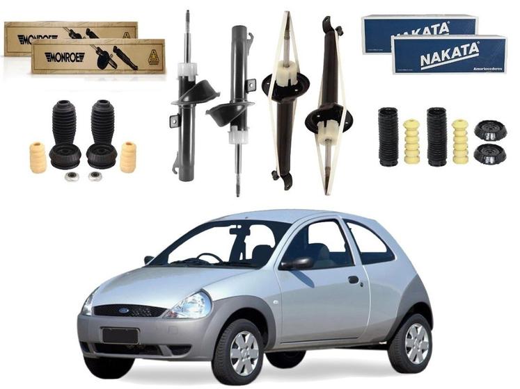 Imagem de Kit amortecedor dianteiro traseiro nakata ford ka 1.3 1997 a 2000