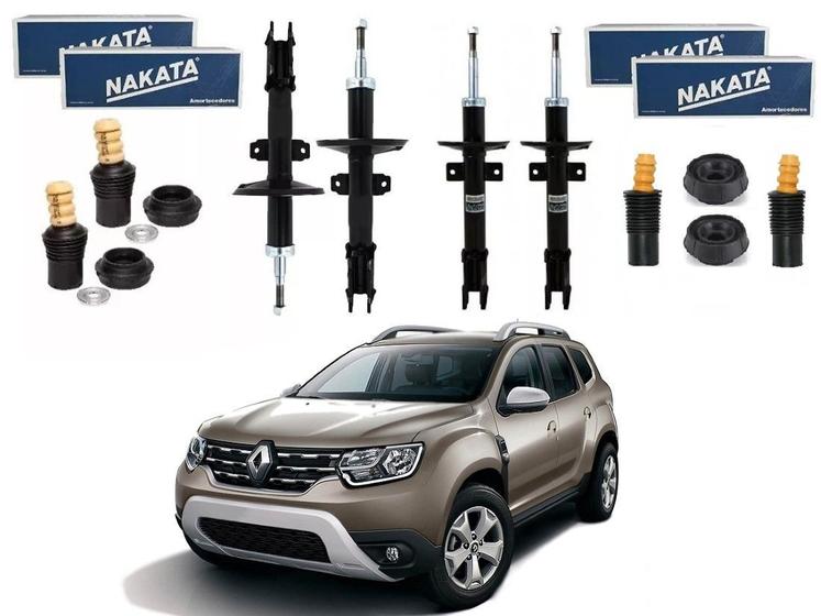 Imagem de Kit amortecedor dianteiro traseiro nakata renault duster 4x4 1.6 2.0 2017 a 2022