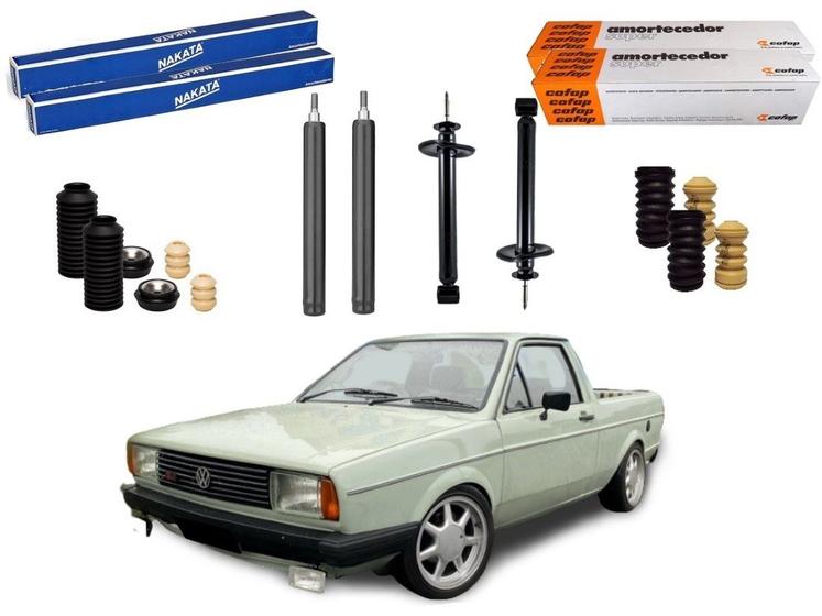 Imagem de Kit amortecedor dianteiro traseiro nakata volkswagen saveiro 1.6 1.8 1984 a 1987