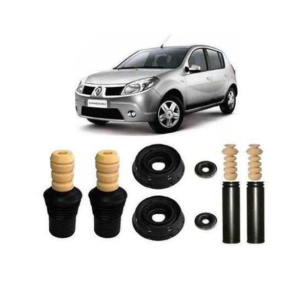 Imagem de Kit Amortecedor Dianteiro Traseiro Sandero 2011 2012 2013 14